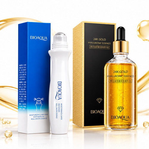 BIOAQUA Combo Hidratación – sérum ácido hialurónico y contorno de ojos