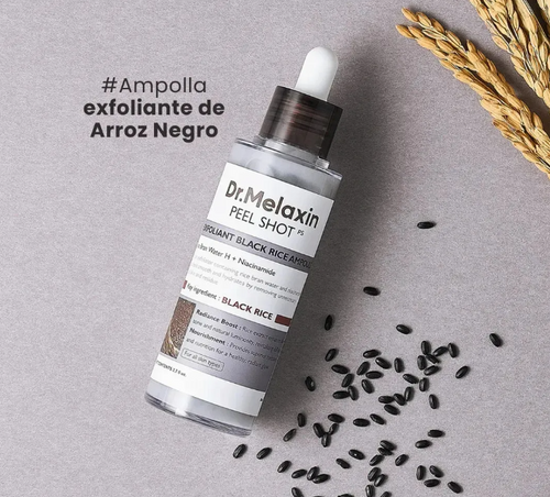 Dr. Melaxin Ampolla Black Rice 60 ml – Antioxidante y Reafirmante con Arroz Negro