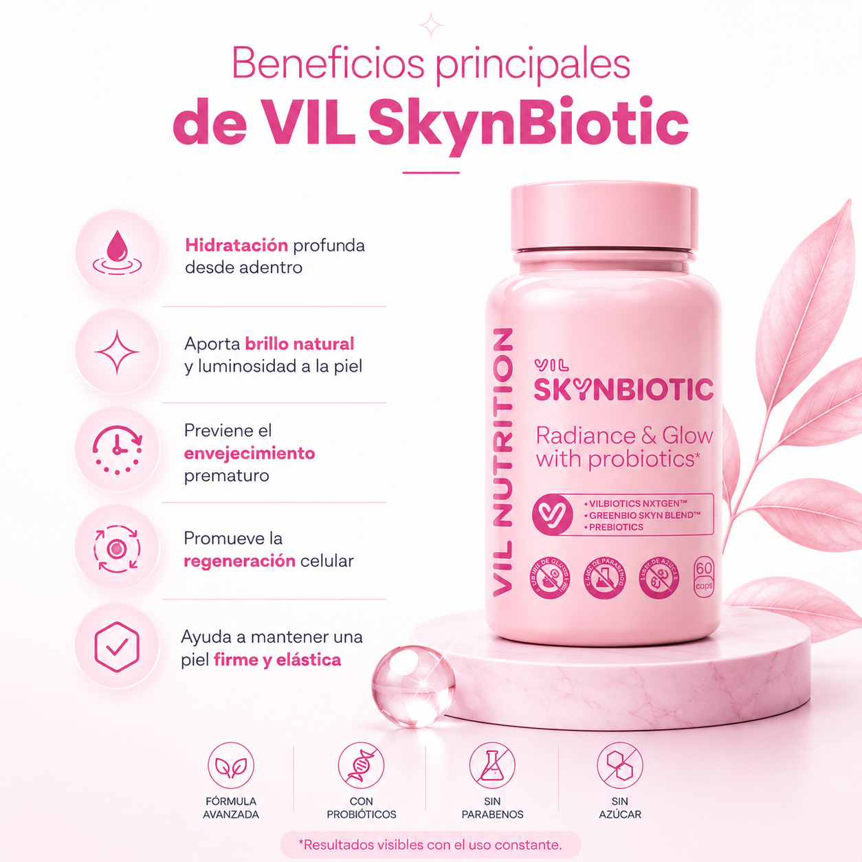 Vil SkynBiotic - beneficios principales