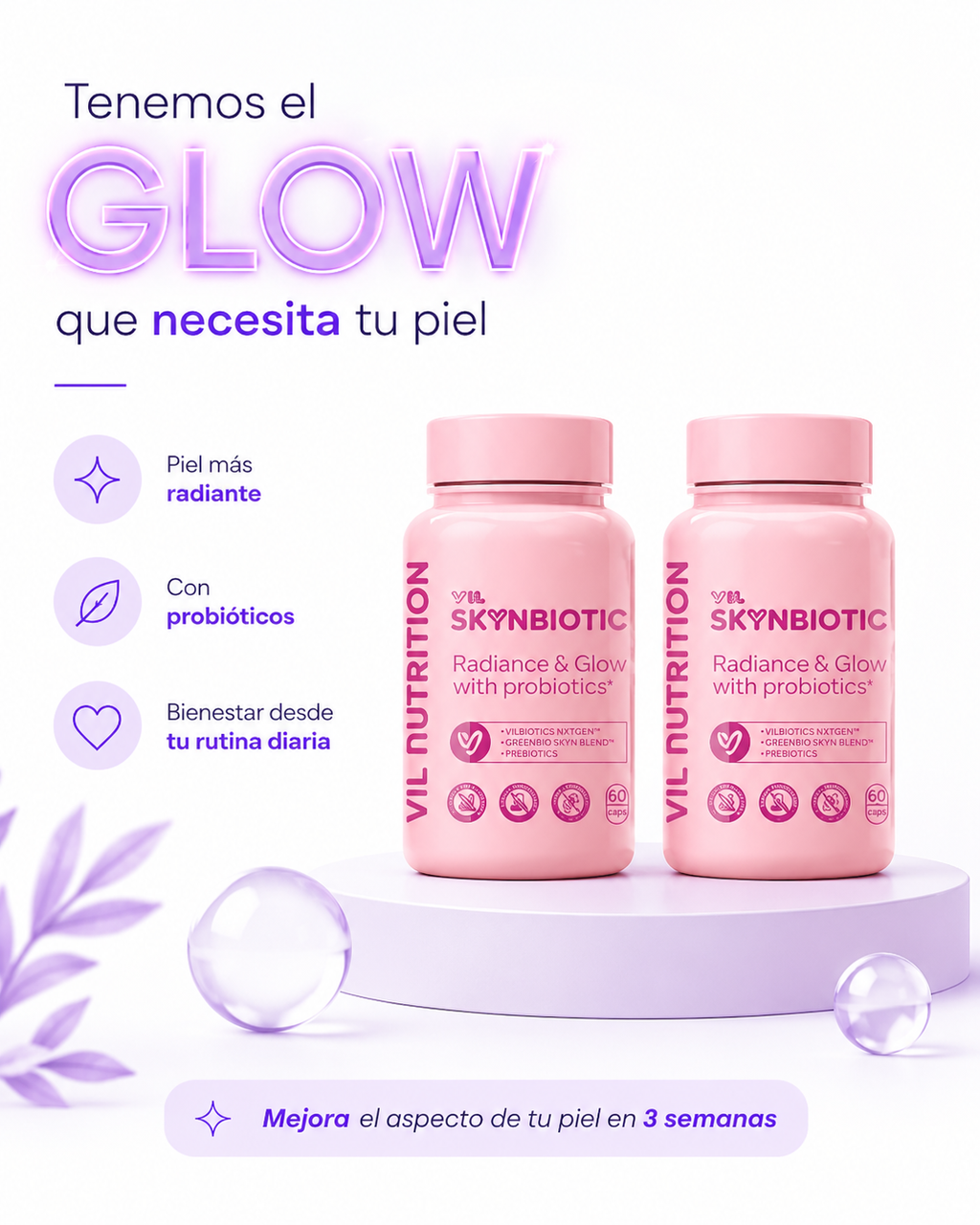 Vil SkynBiotic - piel radiante con probioticos