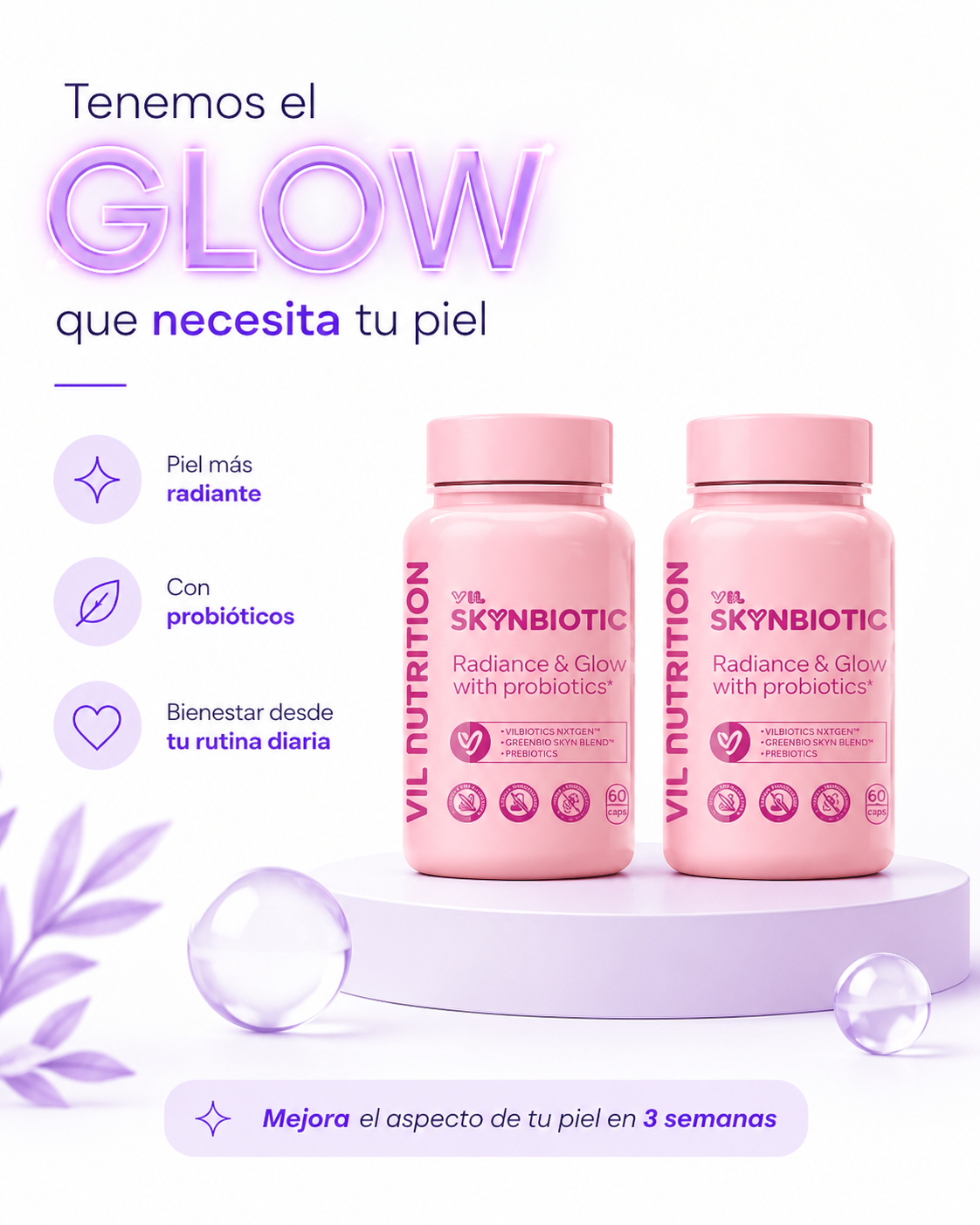 Vil SkynBiotic - piel radiante con probioticos