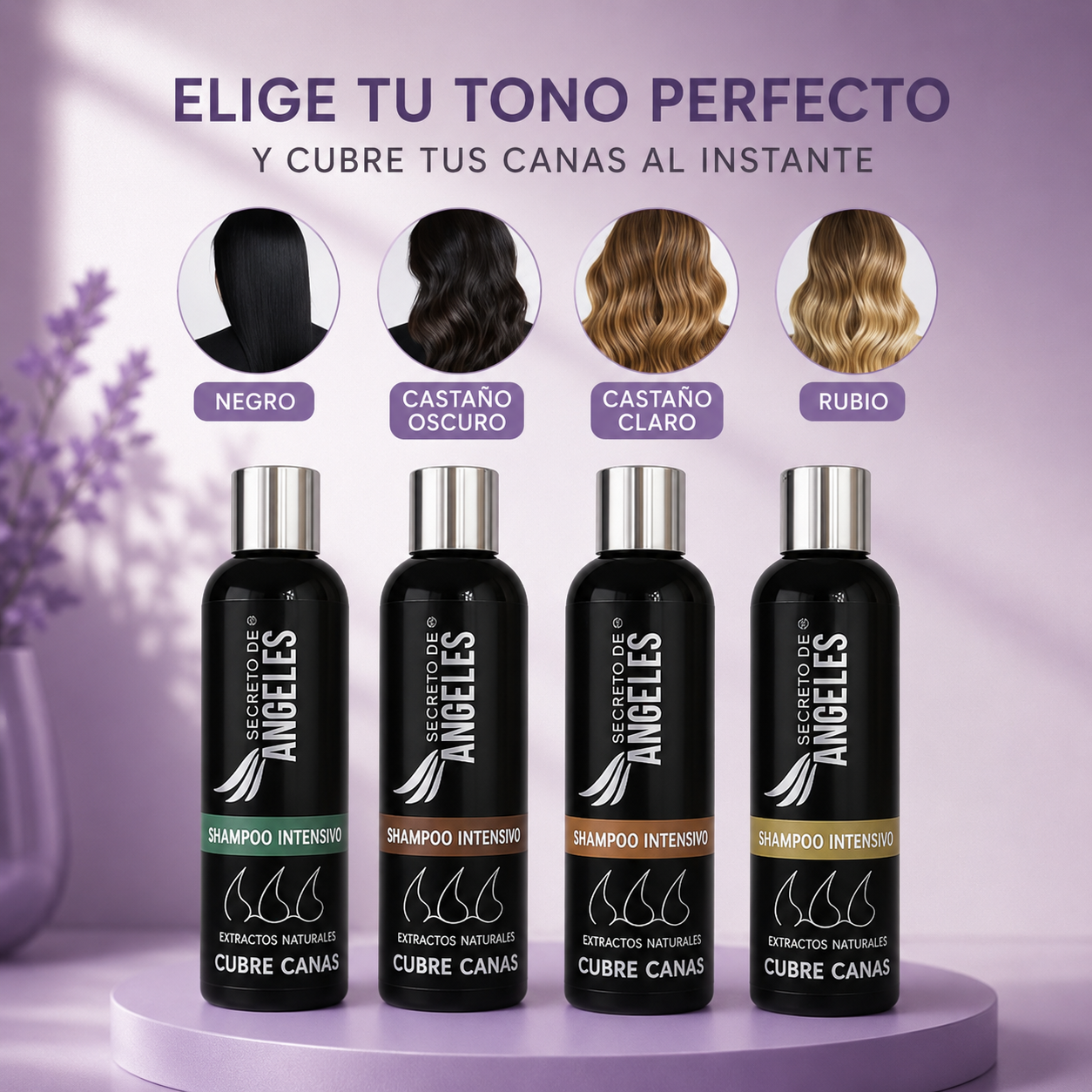 Shampoo Cubre Canas + Tónico Capilar – Cobertura Gradual y Natural